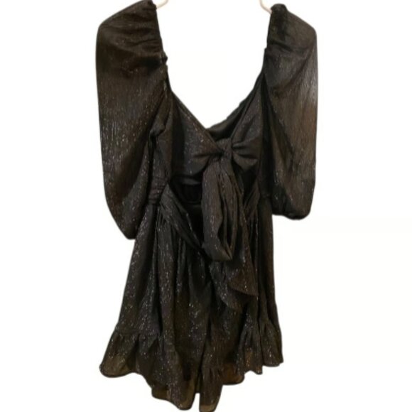 Lucy in the Sky Twinkle Babydoll Ruffle Dress - Picture 5 of 10